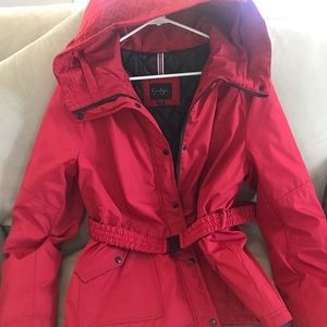 Red XXL quilted coat